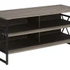 Tv-Mobel Holzoptik Taupe 120 X 51 X 57 Cm Carlisle