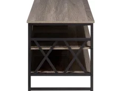 Tv-Mobel Holzoptik Taupe 120 X 51 X 57 Cm Carlisle