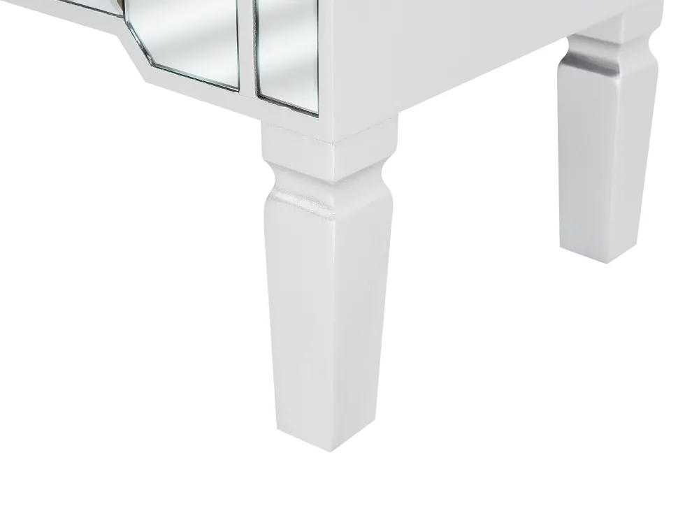 Tv-Mobel Spiegeleffekt Mit 2 Schubladen 100 X 33 X 60 Cm Nicea