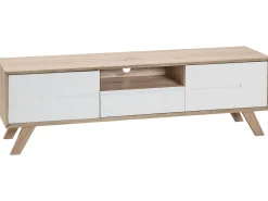 Tv-Mobel Weis / Heller Holzfarbton 150 X 40 X 45 Cm Forester