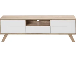 Tv-Mobel Weis / Heller Holzfarbton 150 X 40 X 45 Cm Forester