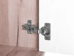 Tv-Mobel Weis / Heller Holzfarbton 180 X 41 X 41 Cm Lincoln