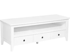 Tv-Mobel Weis 3 Schubladen 137 X 50 X 50 Cm Berkeley