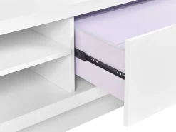 Tv-Mobel Weis Mit Schublade 158 X 39 X 43 Cm Antonic