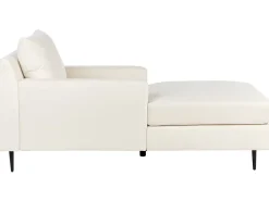 Velvet Chaise Lounge Beige Gueret