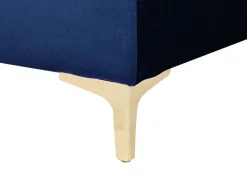 Velvet Chaise Lounge Navy Blue Aberdeen