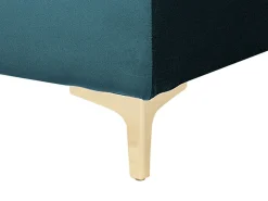 Velvet Chaise Lounge Teal Aberdeen