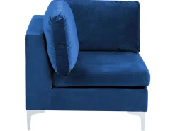Velvet Corner Section Blue Evja