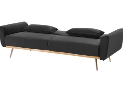 Velvet Sofa Bed Black Eina