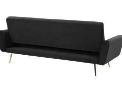 Velvet Sofa Bed Black Eina