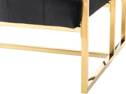 Velvet Sofa Bed Black Marstal