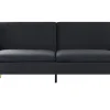 Velvet Sofa Bed Black Vettre