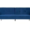 Velvet Sofa Bed Blue Visnes