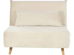 Velvet Sofa Bed Cream Setten