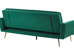 Velvet Sofa Bed Dark Green Vettre