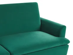 Velvet Sofa Bed Dark Green Vettre