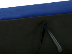 Velvet Sofa Bed Navy Blue Vimmerby