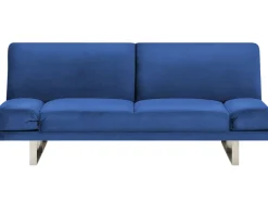 Velvet Sofa Bed Navy Blue York