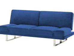Velvet Sofa Bed Navy Blue York