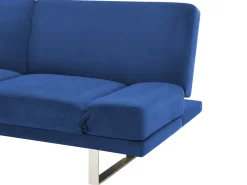 Velvet Sofa Bed Navy Blue York