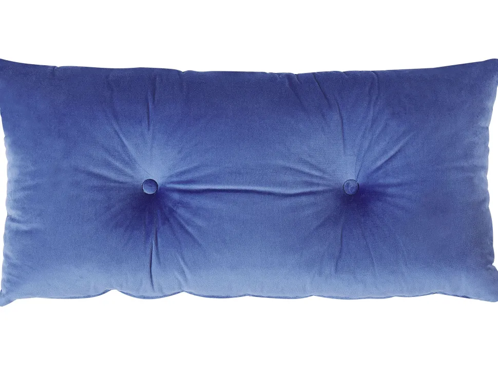 Velvet Sofa Bed Navy Blue Vestfold
