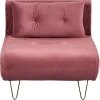 Velvet Sofa Bed Pink Vestfold