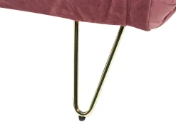 Velvet Sofa Bed Pink Vestfold