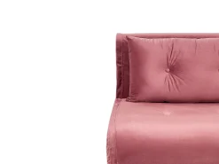 Velvet Sofa Bed Pink Vestfold