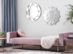 Velvet Sofa Bed Pink Visnes