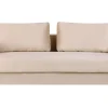 Velvet Sofa Bed With Storage Beige Eksjo