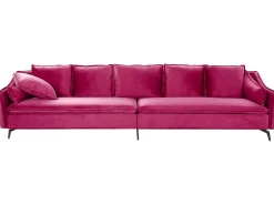 Velvet Sofa Fuchsia Pink Aure