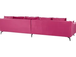 Velvet Sofa Fuchsia Pink Aure