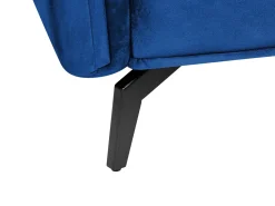 Velvet Sofa Navy Blue Aure