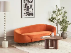 Velvet Sofa Orange Savar