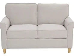 Velvet Sofa Set Beige Ronneby
