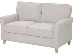 Velvet Sofa Set Beige Ronneby