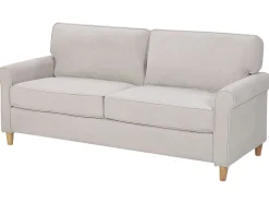 Velvet Sofa Set Beige Ronneby