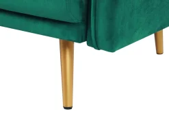 Velvet Sofa Set Emerald Green Maura