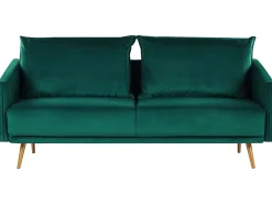 Velvet Sofa Set Emerald Green Maura