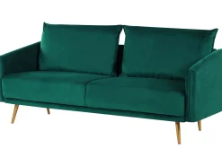 Velvet Sofa Set Emerald Green Maura
