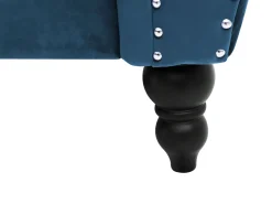 Velvet Sofa Set Navy Blue Skien