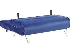 Velvet Sofa Set Navy Blue Vestfold