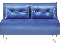 Velvet Sofa Set Navy Blue Vestfold