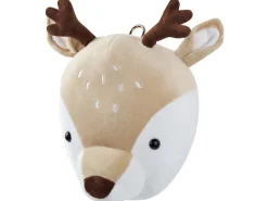 Wanddekoration Beige Tierkopf Hirsch 23 X 30 Cm Bambi