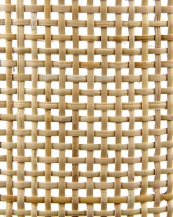 Wandleuchte Rattan Naturfarben Halbrund Demitrie