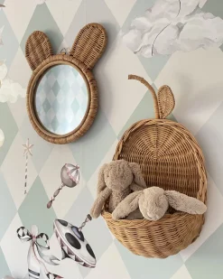 Wandspiegel Rattan Naturlich Barenform 20 Cm Ashanti