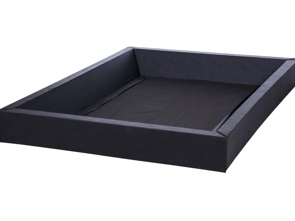 Wasserbett Kunstleder Weis 160 X 200 Cm Mit Led-Beleuchtung Avignon