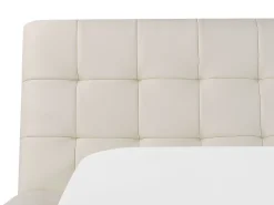 Wasserbett Leder Weis 180 X 200 Cm Lille
