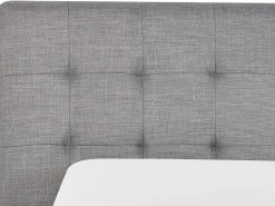 Wasserbett Polsterbezug Grau 180 X 200 Cm Lille