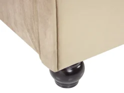 Wasserbett Samtstoff Beige 180 X 200 Cm Avallon